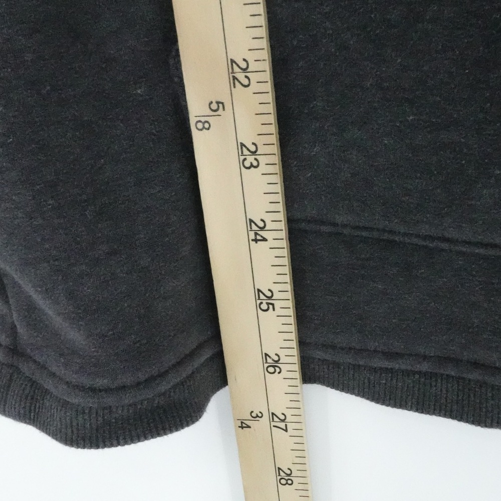 Athleta Hoodie Womens Small Charcoal Gray Funnel Neck Kangaroo Pocket - Picture 14 of 16